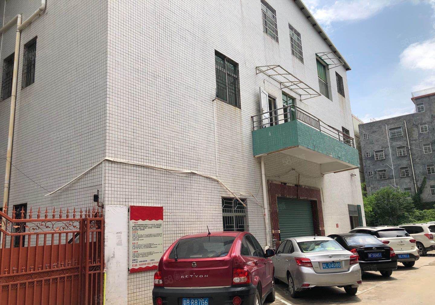 江北汝湖独栋三层约4300平方带装修厂房宿舍出租超大空地