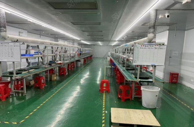 惠城区三栋镇现成装修标准无尘车间低价厂房出租