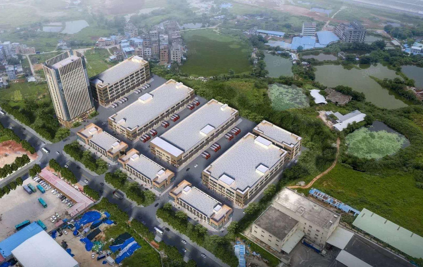 江北标准厂房一二层11000平方可分租，有卸货平台