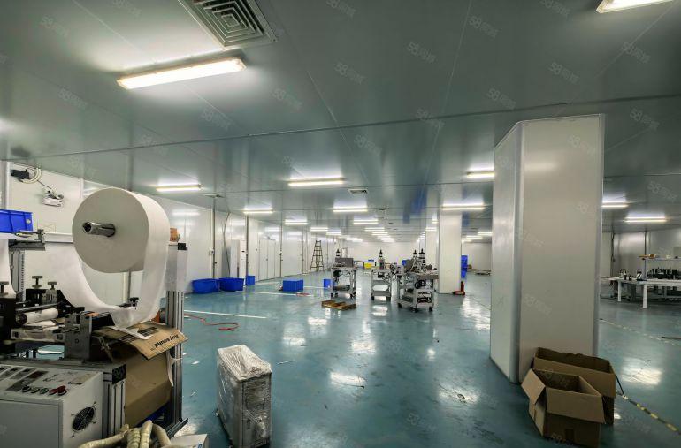 水口工业园单层9000平高标准无尘车间，证件齐全大小可分租
