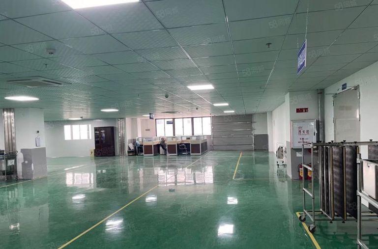 水口工业园楼上1700平方带装修厂房9元招租，搬进即用