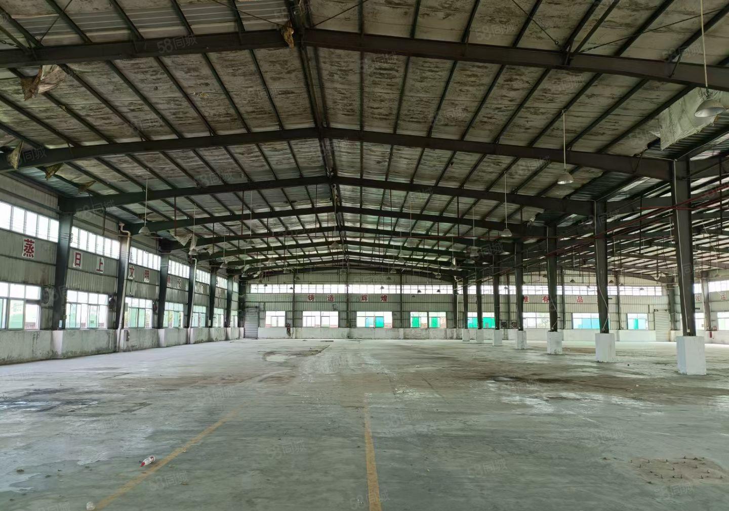 水口东江工业区6880平高度8米钢构厂房招租可分租