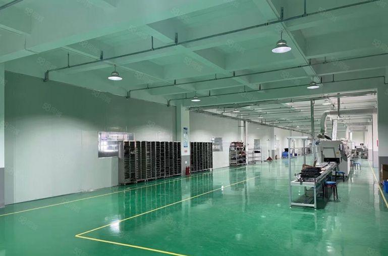 水口工业园楼上1700平方带装修厂房9元招租，搬进即用