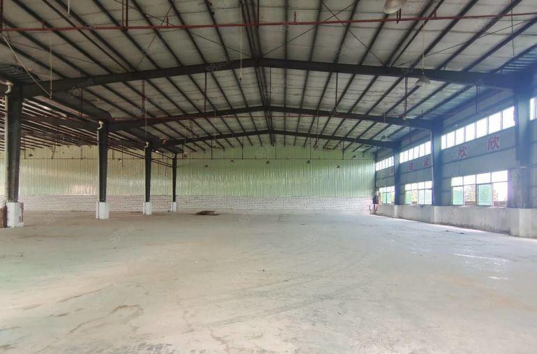 超低价钢构厂房出租，水口工业园单一层钢构1900平方，可分租