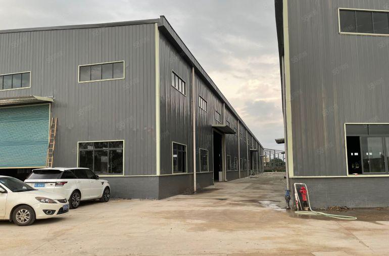 惠城区马安镇全新单一层钢构5万平方厂房出租9米高带牛角可分租