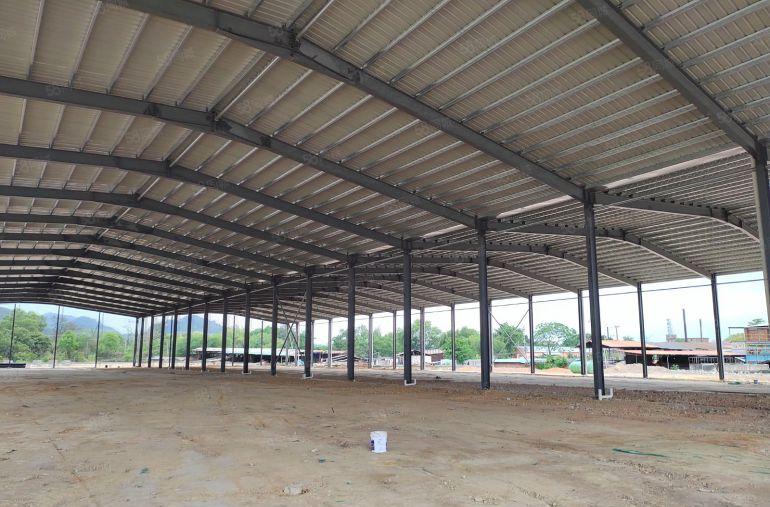 惠城区  在建单一层钢结构厂房11000平米，滴水9米~~