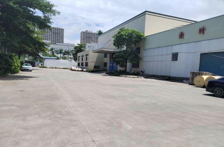 水口荔枝城园区内独栋单一层钢结构厂房仓库出租空地大