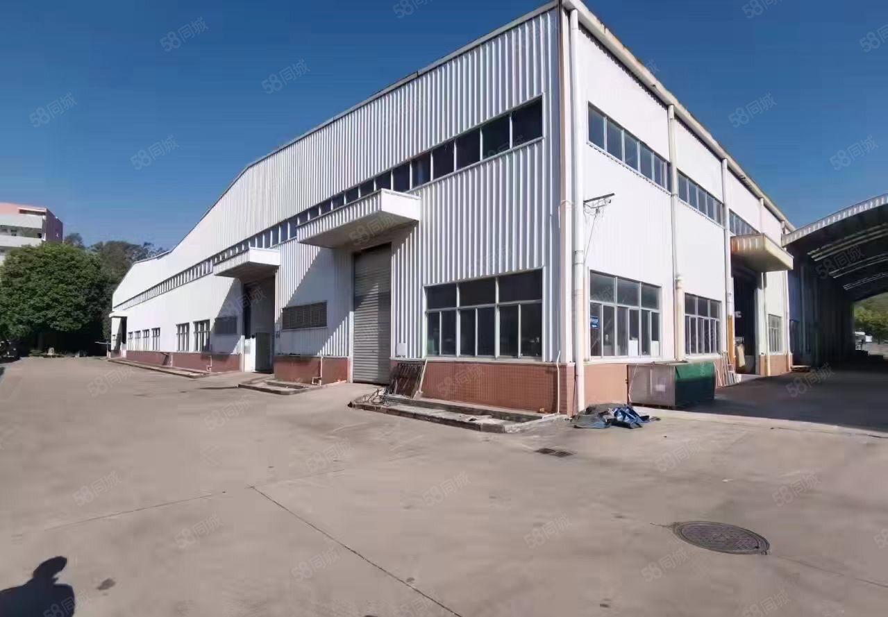 水口2万平钢构厂房招租滴水8米 超大空地可分租