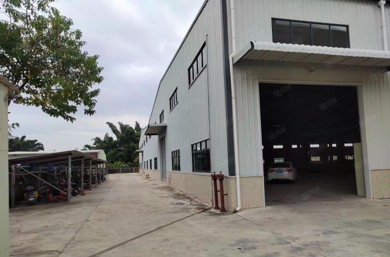 水口镇大道边上原房东单一层钢结构厂房仓库出租滴水9米