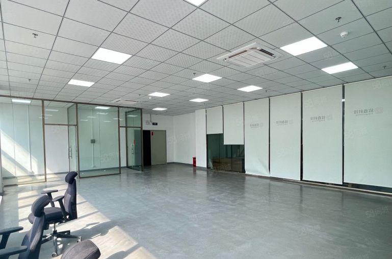 水口中心工业园楼上1000平精装修办公室仓库厂房低价出租