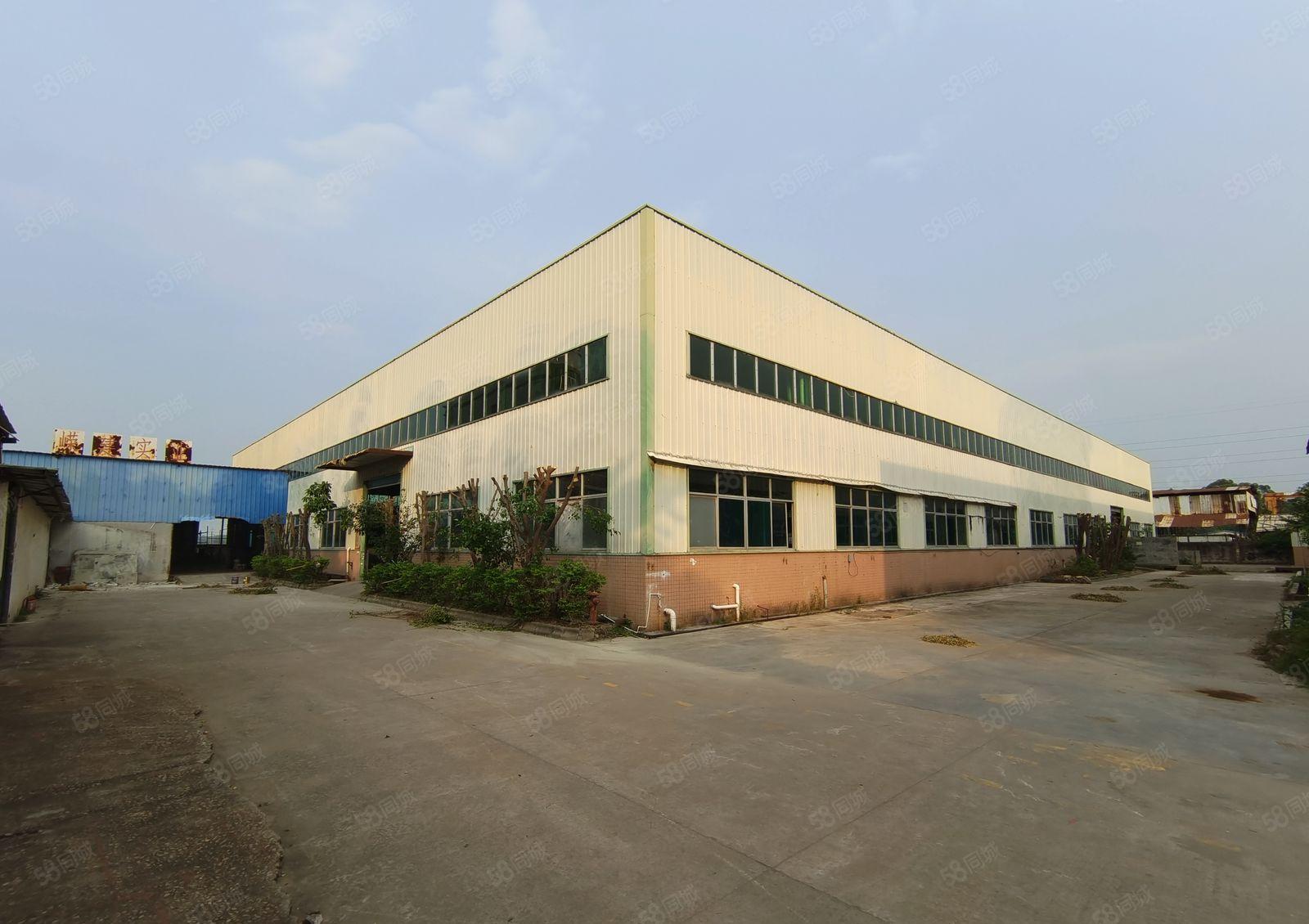 水口东江工业区滴水8米钢构出租7000平方可分租装行吊无居民