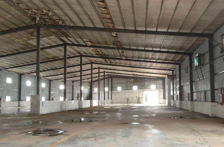 惠阳沙田高速出口附近20000平钢构厂房出租，大小可分