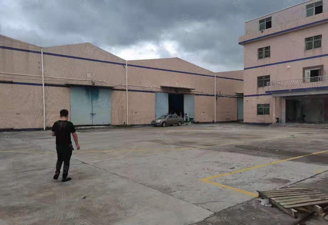 惠阳新圩高速口砖墙到顶钢构独院11090平滴水9米，空地超大