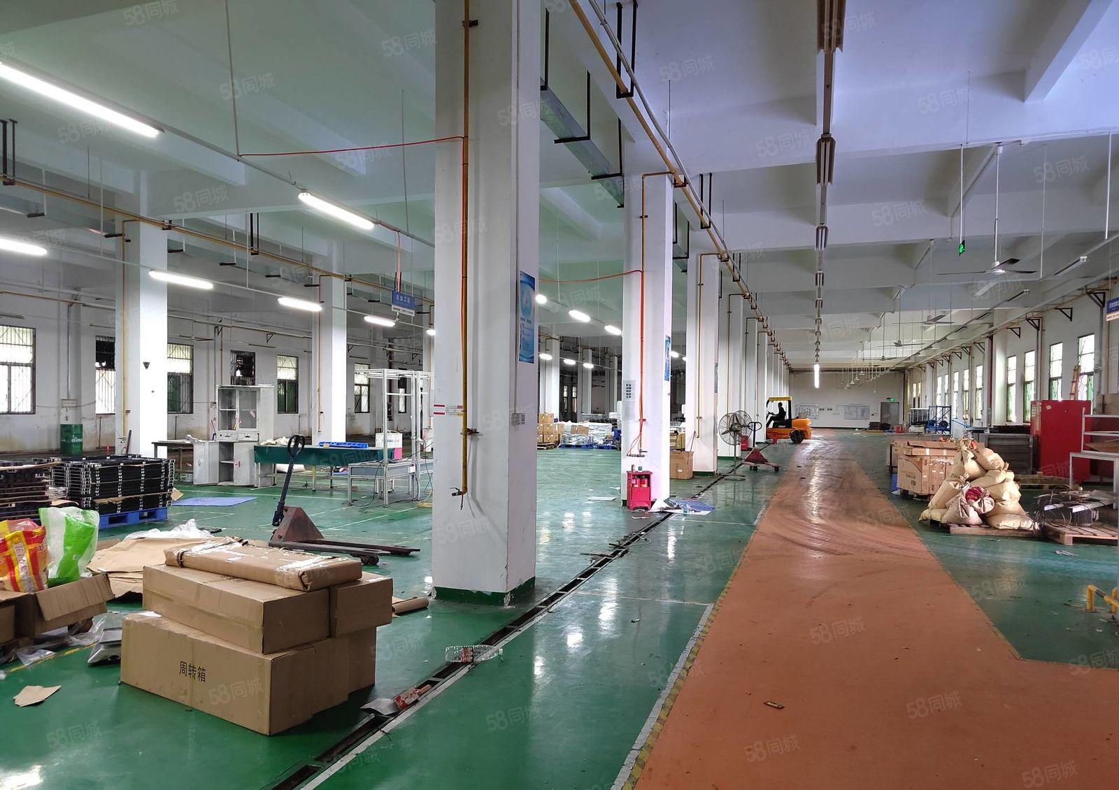 秋长镇成熟园区 原房东一二楼各5000平厂房出租园区空地超大