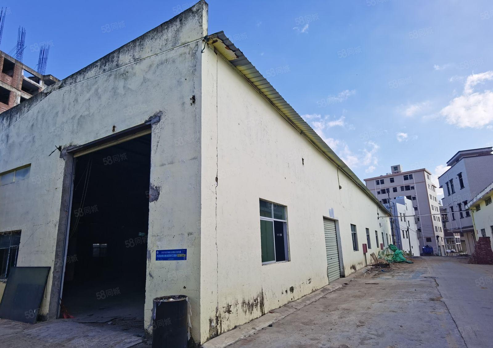 惠阳区沙田镇国道旁新空出钢结构滴水6米高厂房800平方出租