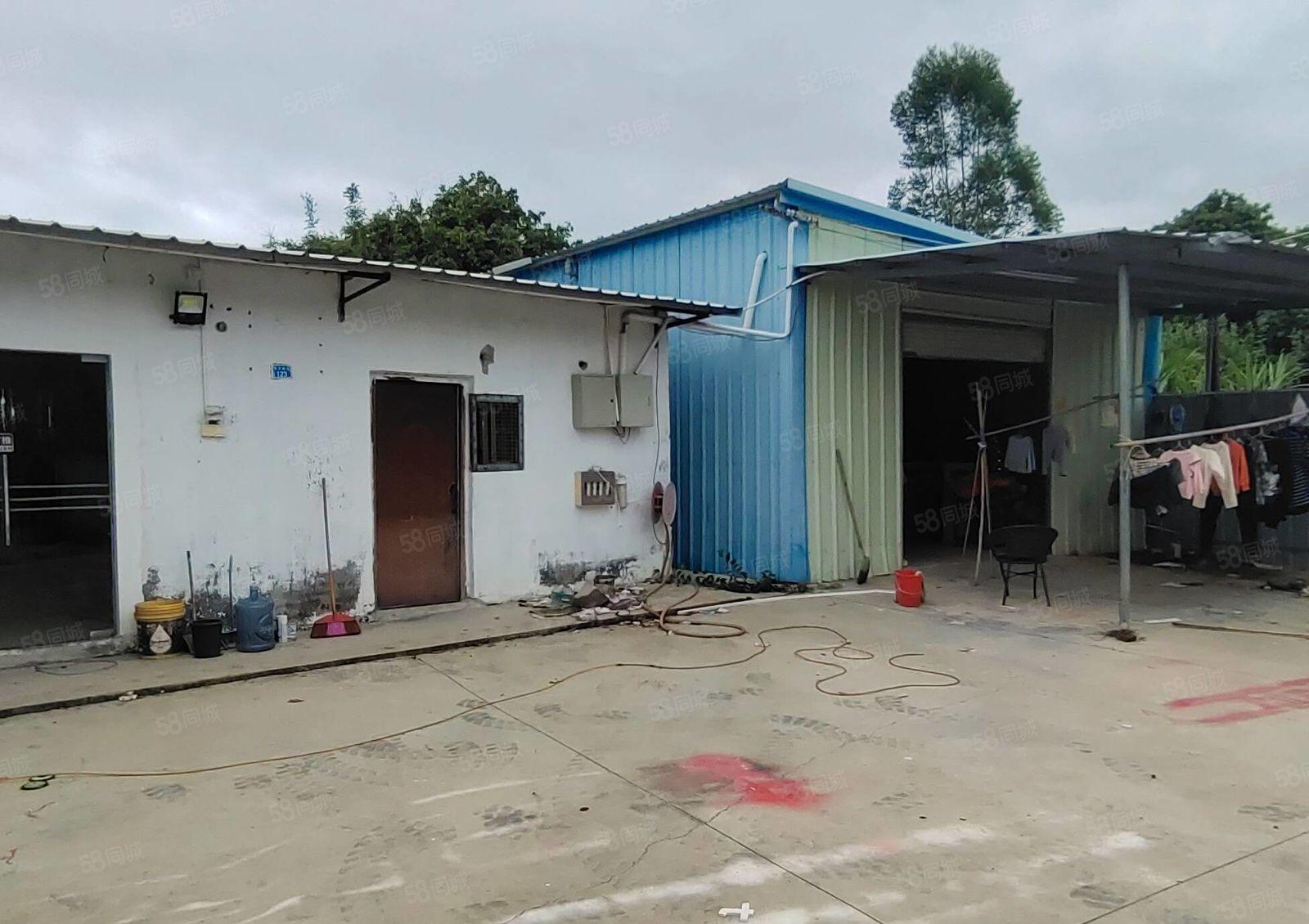 新圩500平小独院铁皮厂房出租
