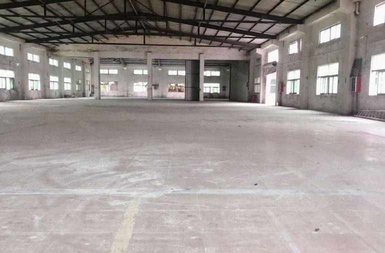 惠阳新圩3000平原房东单一层钢构厂房仓库低价出租，可办环评