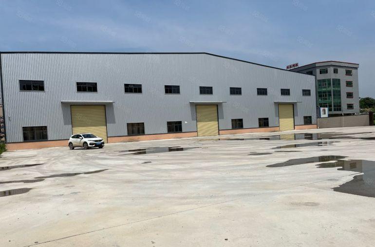 中心区原房东全新滴水10米钢构厂房底价出租，国有红本无公摊