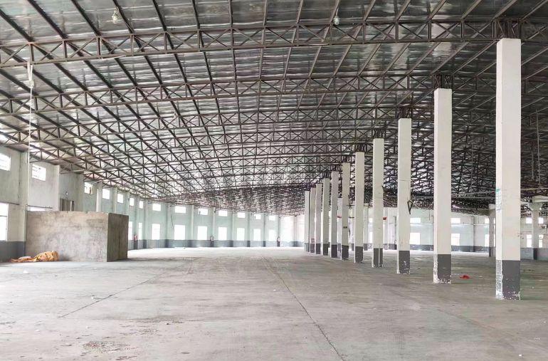 惠阳秋长独门独院钢构厂房5800平，现成装修办公室