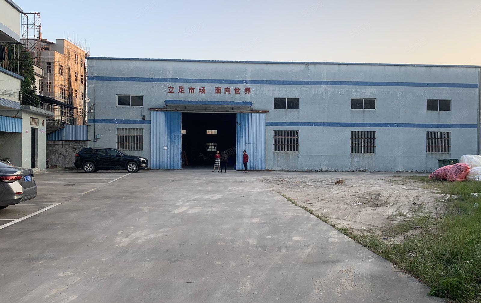 惠阳秋长维布独院钢构厂房4700平出租空地2000平可分租。