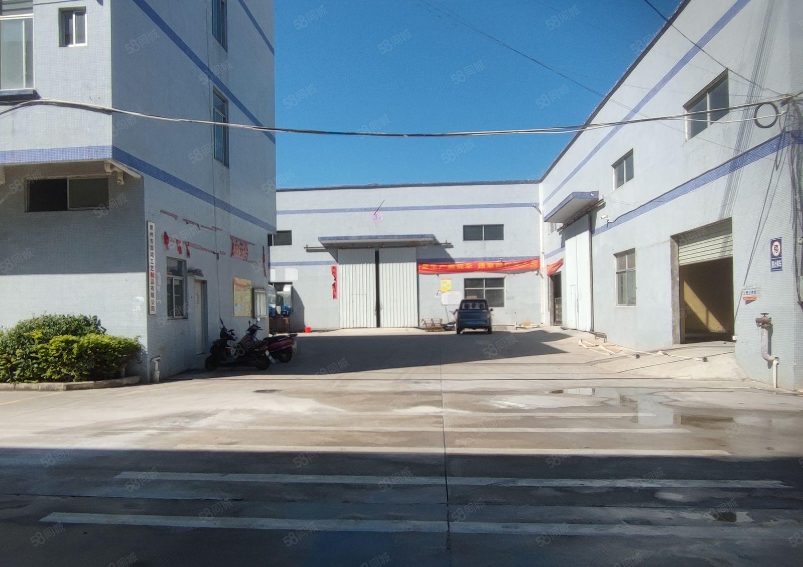 新圩长布工业园3000平方独门独院钢构厂房出租形象好空地大