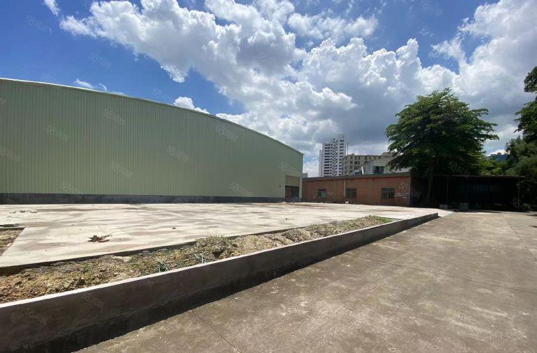 惠阳新圩9米高3000钢构厂房低价出租空地免费使用