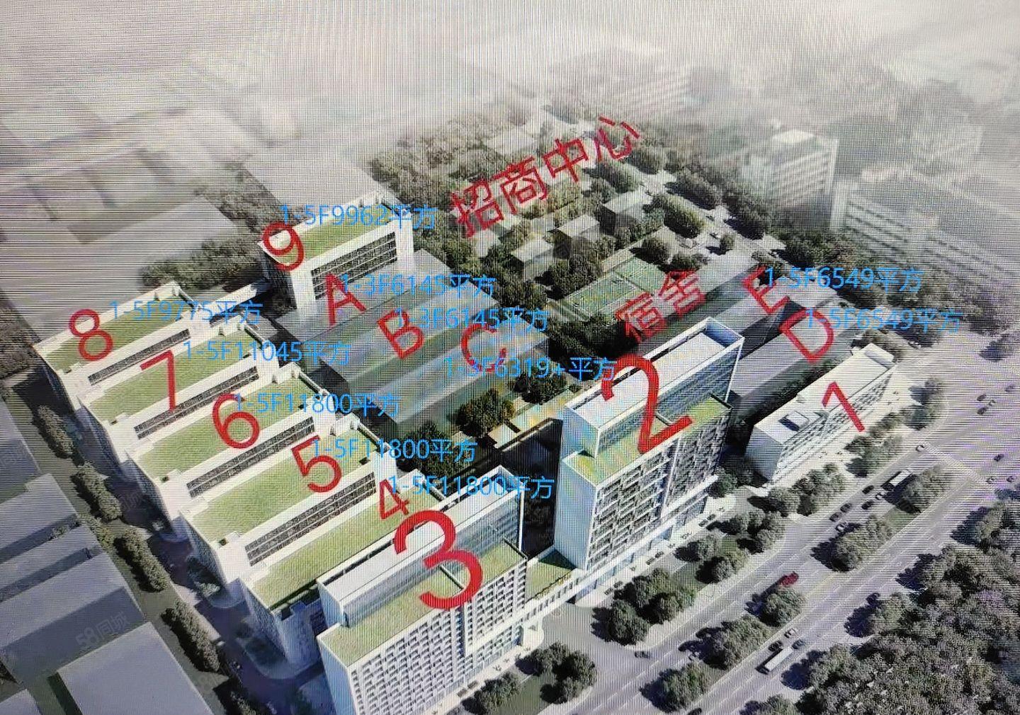 石湾科技园全新装修厂房，红本双证，1000平分租，可办环评