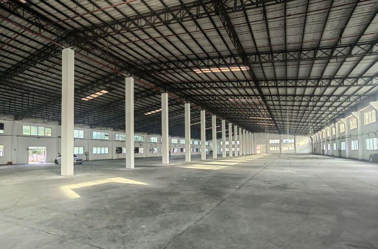 新圩高8米钢构厂房出租1300平也可仓库出租配电630空地大