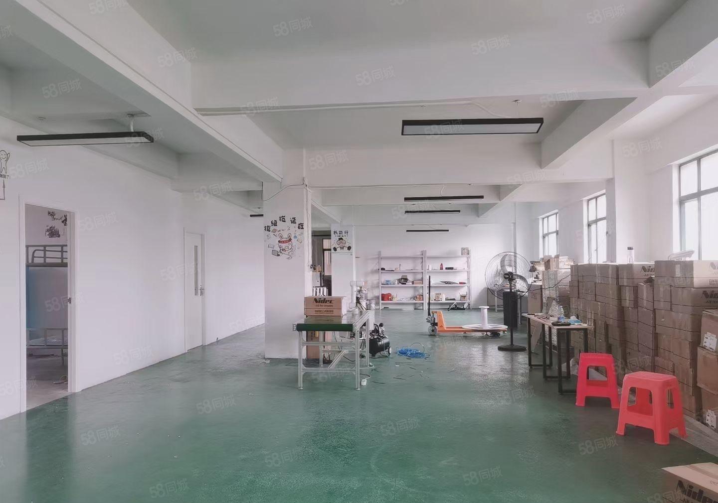 秋长镇白石工业区豪华装修三楼650平厂房出租可办环评