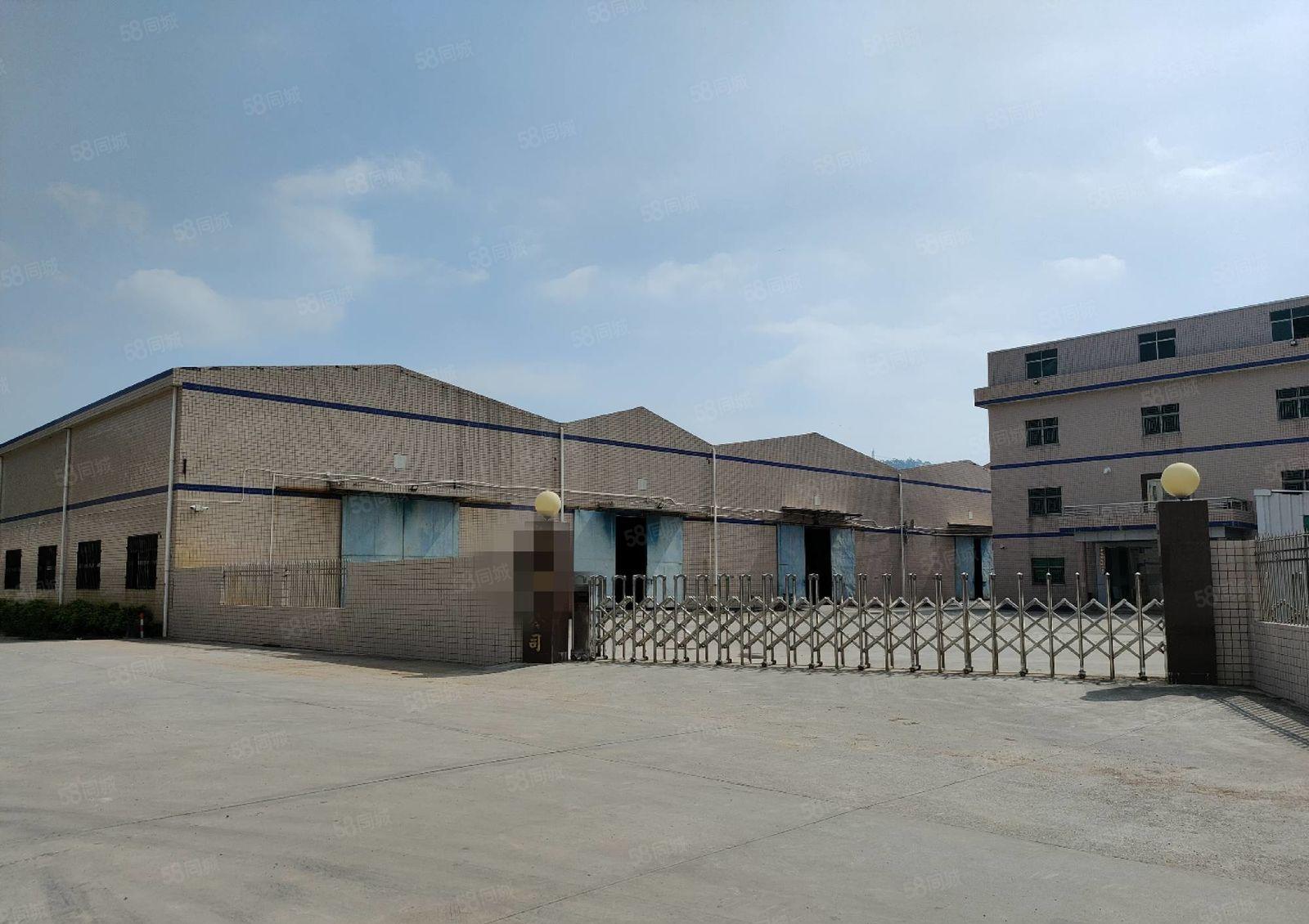 惠阳新圩高速路口附近13000平独门独院钢构厂房招租现成行车