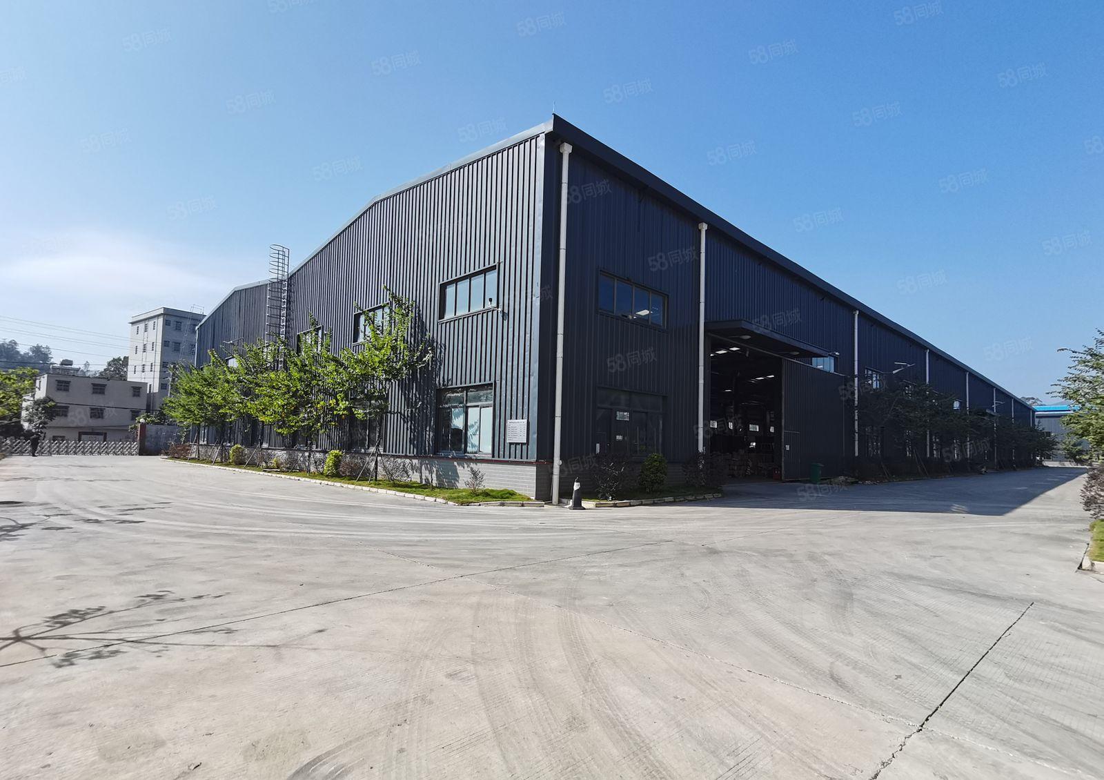 （带行车）惠阳钢构厂房出租，滴水9米高，空地面积3千，可分租