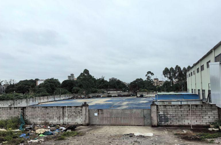 惠阳沙田原房东独门独院带现成航吊滴水11米5500平厂房出租