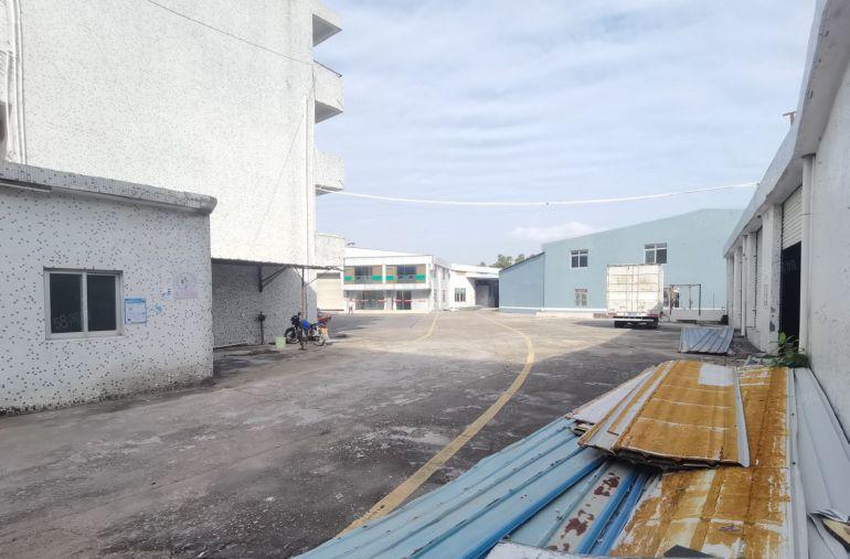 秋长新塘工业区原房东独院钢构厂房低价出租