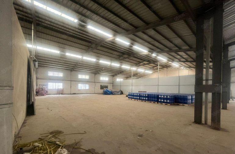 原房东独门独院滴水7米的单一层钢构厂房实际面积出租门口空地大