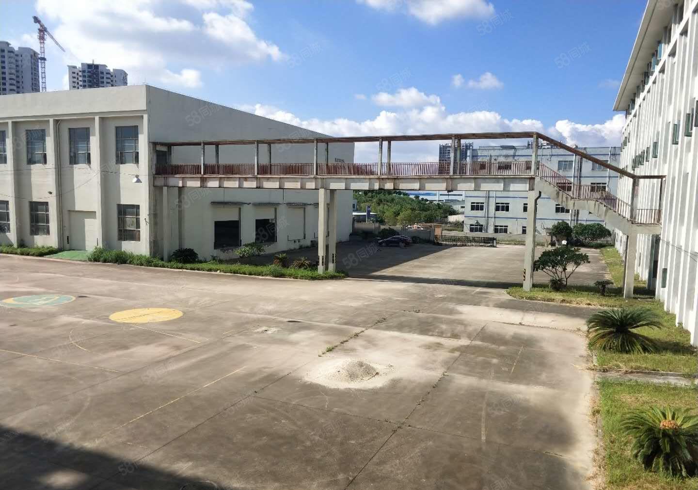 可办环评！滴水14米高带卸货平台4台行车厂房招租