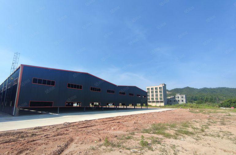 博罗园洲原房东新建独院钢结构9米滴水低价出租空地大证件齐全