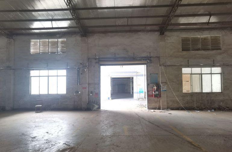 博罗园洲国道旁原房东独栋钢结构滴水八米6000平出租空地超大