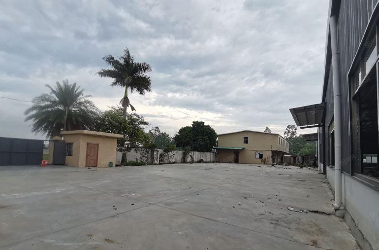 博罗园洲钢结构厂房仓库低价9块出租可做污染行业滴水9米。