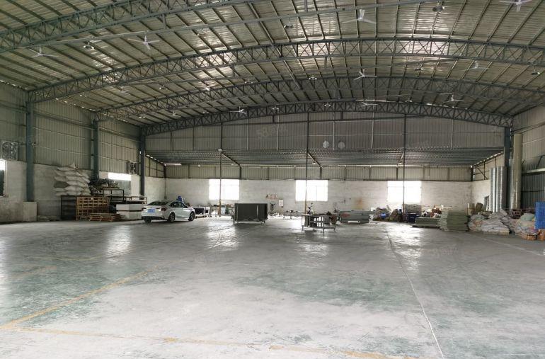 园洲独院钢构4800平方滴水7米原房东红本厂房仓库出租可分租