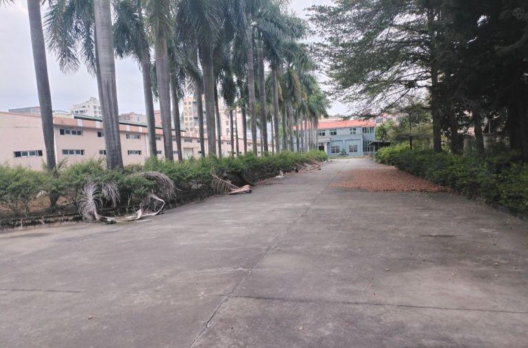 福田镇原房东独院钢构厂房仓库20366平空地大低价12元招租