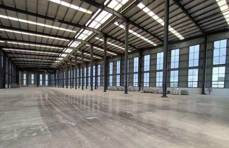 博罗县柏塘镇原房东独门独院11000平米钢构厂房（可分租）