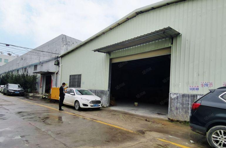 博罗县博罗大道原房东单一层钢构厂房仓库出租850平方，可分租