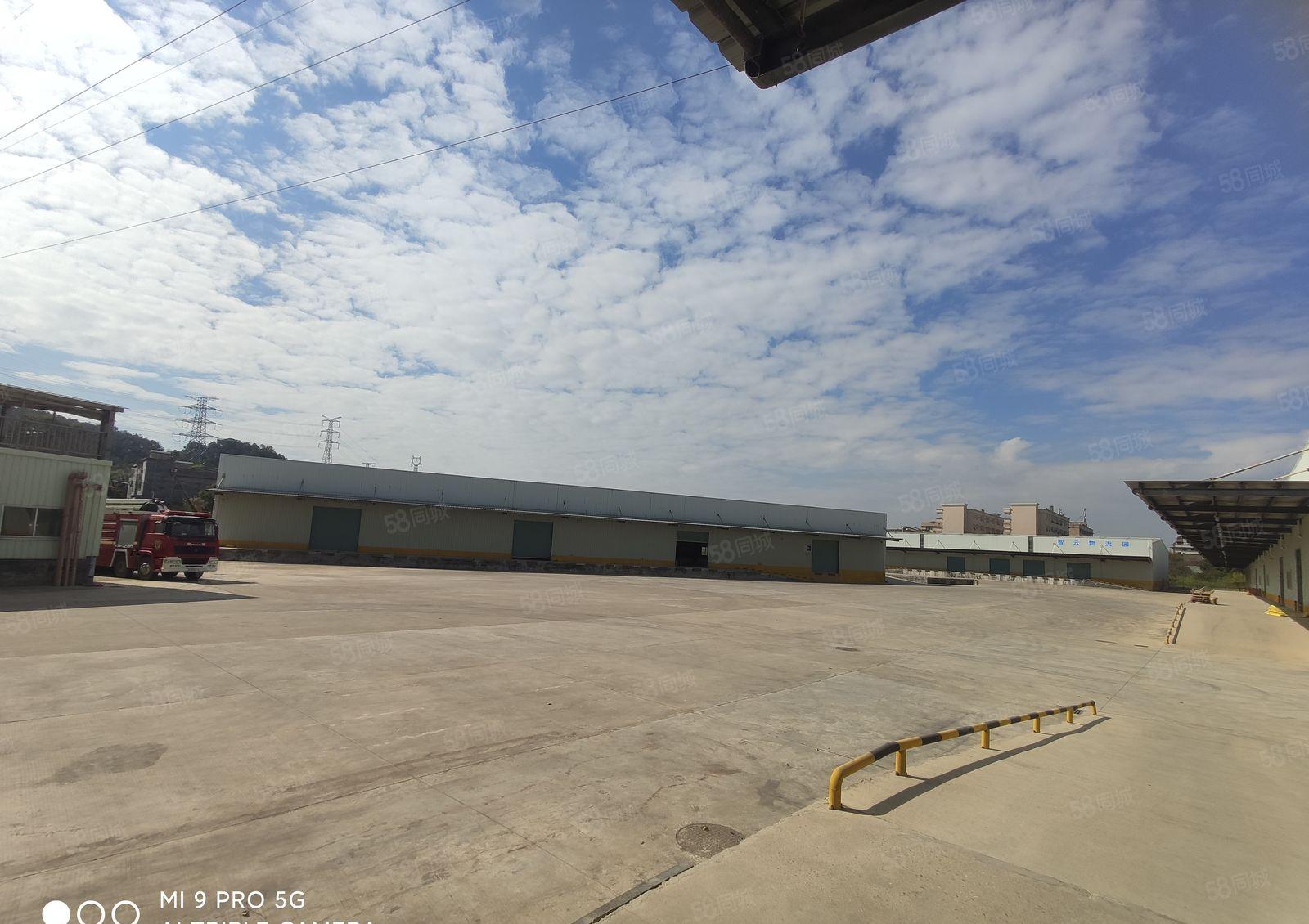 物流仓厂房招租，位于惠州市博罗县长宁镇，带月台，喷淋。
