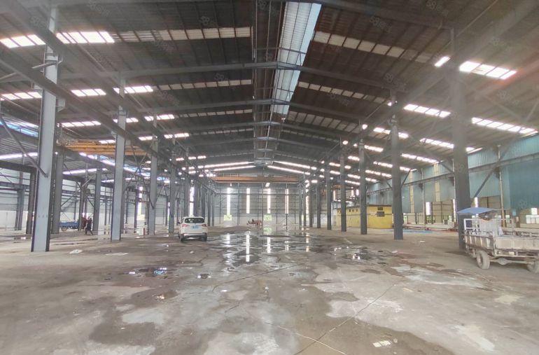 滴水12米单一层厂房出租，带七部行车，环评秒批，电量充足，