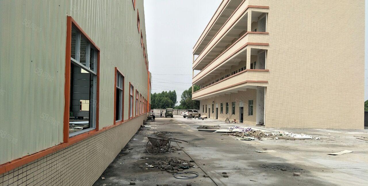 单一层全新钢构厂房出租！