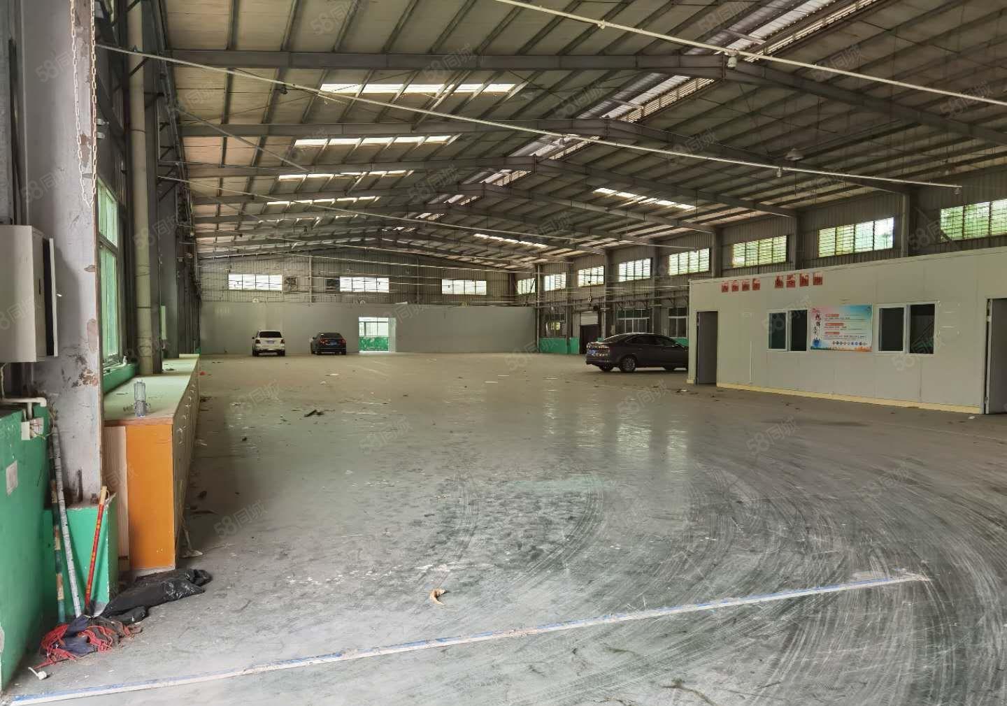 博罗园洲原房东厂房出租4200平独院钢构厂房滴水九米可分租。
