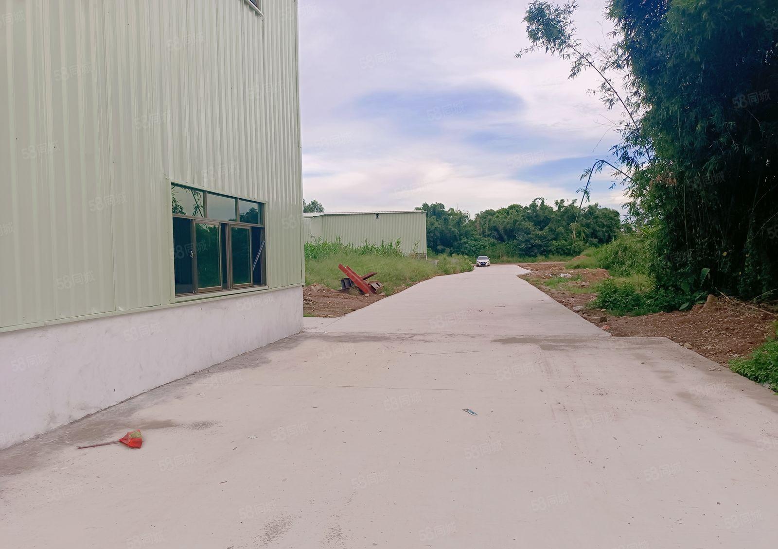 园洲独院厂房出租，可做小污染，周边无居民，工业用地，可办环保