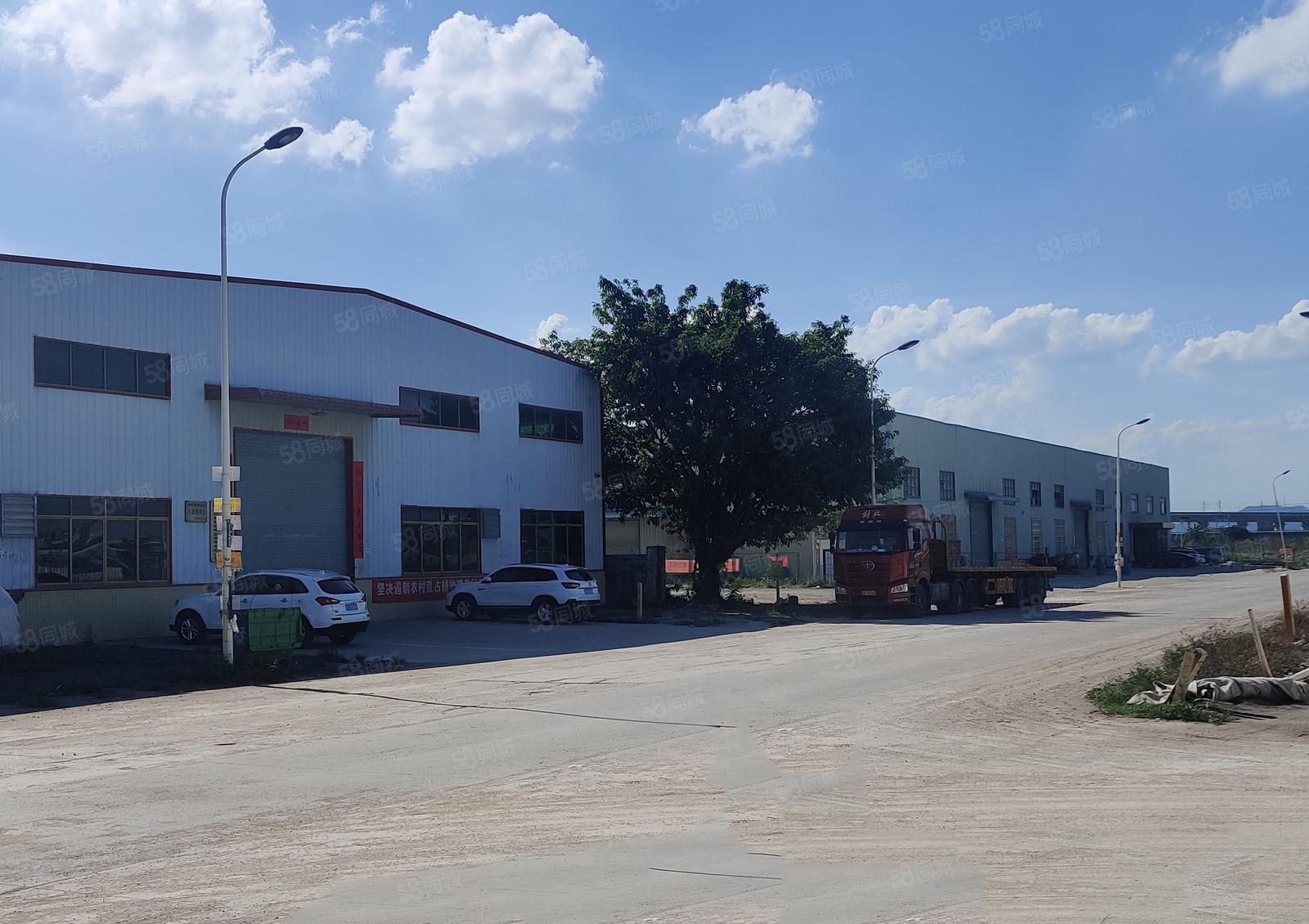 9元起博罗原房东5000平龙溪杨村公庄钢构出租空地仓库招租