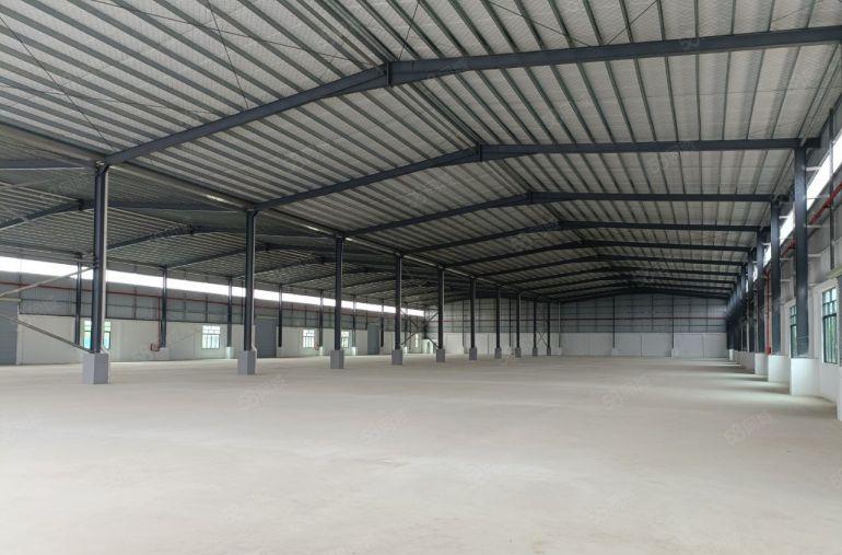 博罗县园洲镇独院单一层厂房5300平米，宿舍办公800平出租