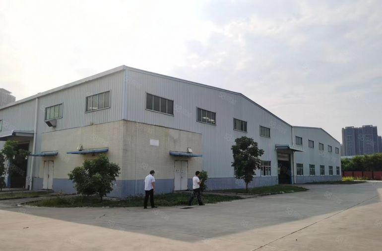 8块！博罗独院钢结构厂房5500平出租可办环评好招工可办环评